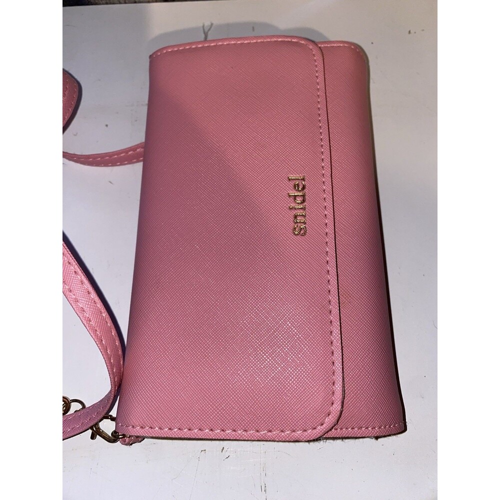 SNIDEL Shoulder‎ Bag Leather Pink Solid Color